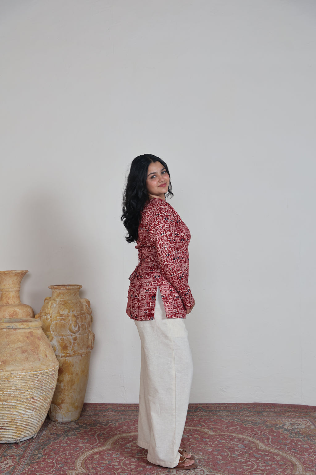 Tarini Sleeved Corset Kurti