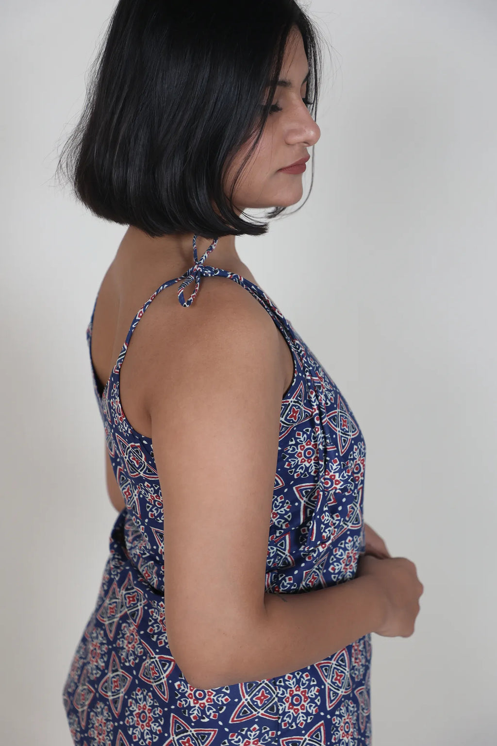 Jiya Shoulder Tie-Up Kurti Top