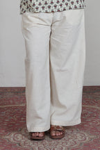 Beige Straight Bottoms