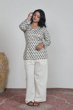 Beige Straight Bottoms