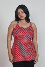 Leela Backless Tie-Up Short Kurti
