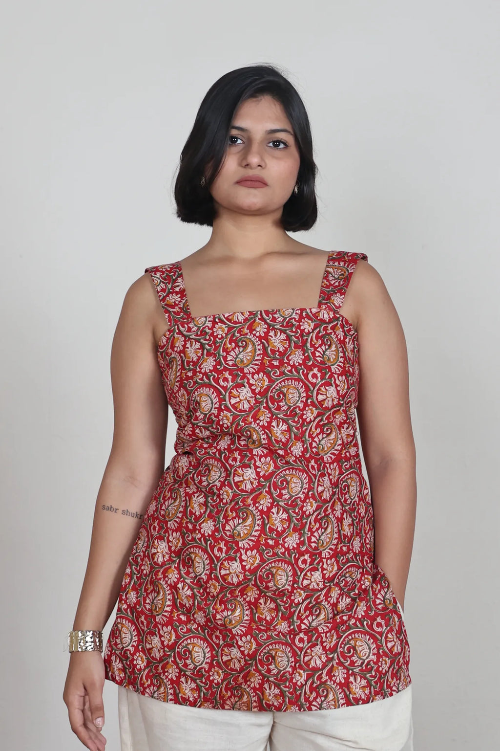 Morni Square Neck Kurti