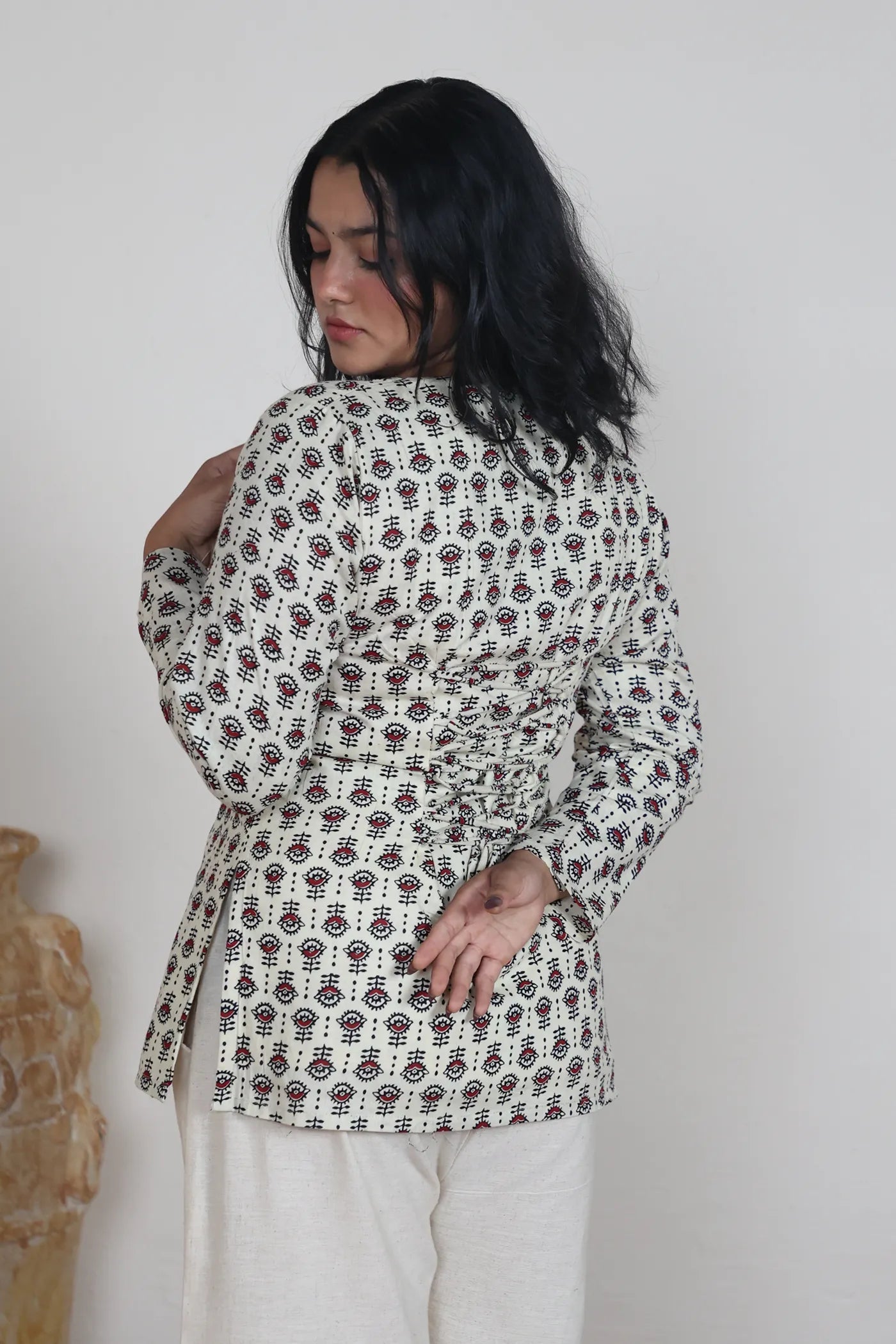 Pihu Sleeved Corset Kurti